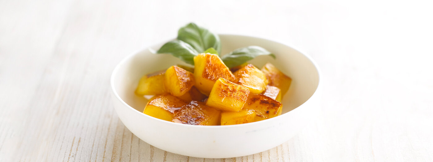 Image of Caramelized mango recipe made with Ardo products