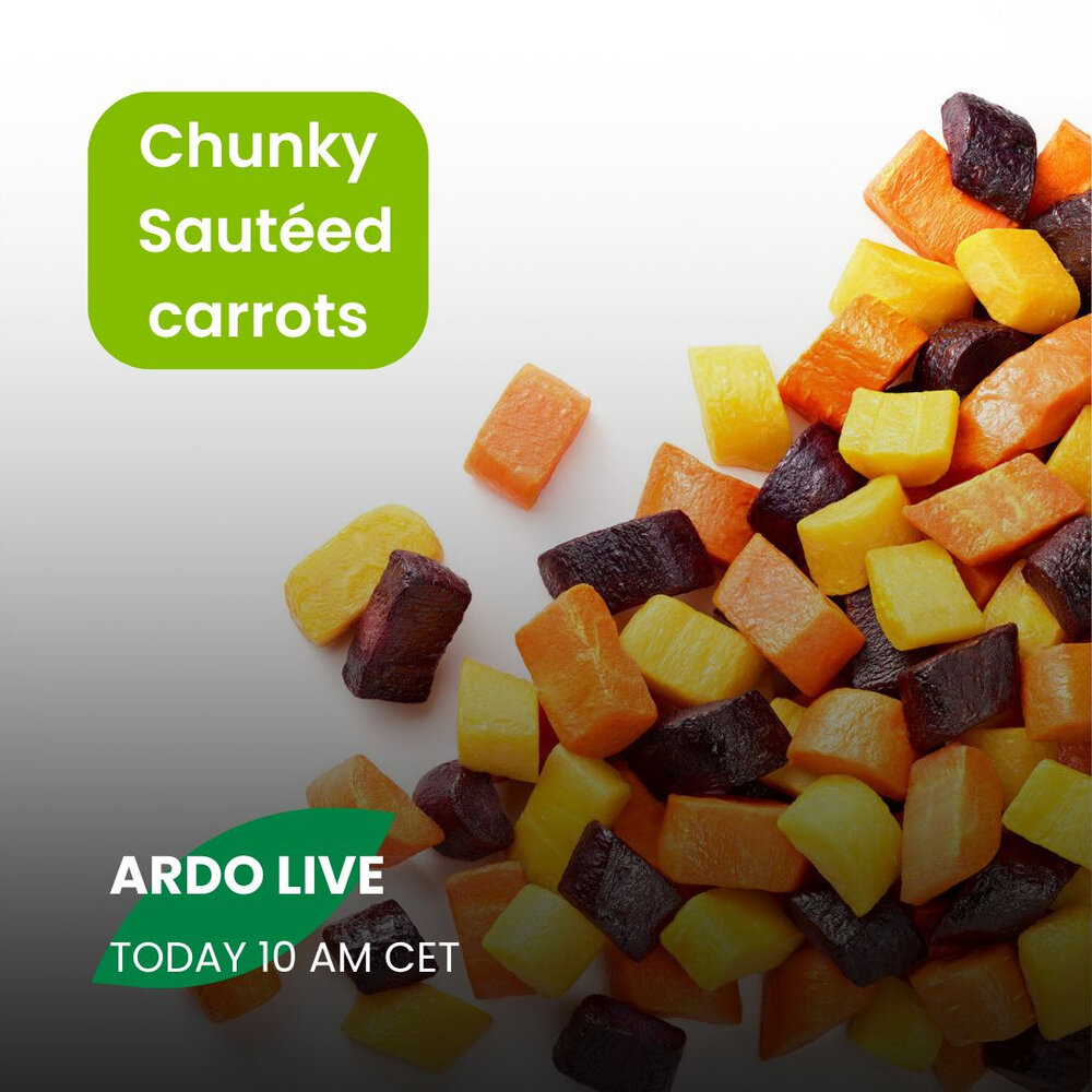 Ardo live Sauteed carrots