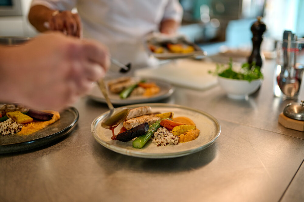 plate with food