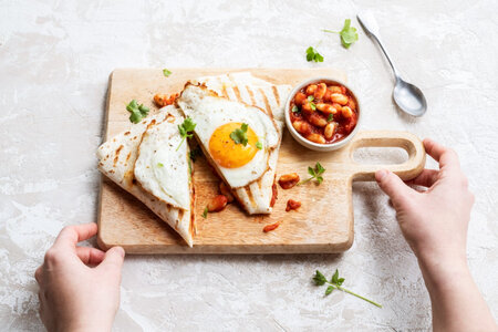 Wrap petit-déjeuner