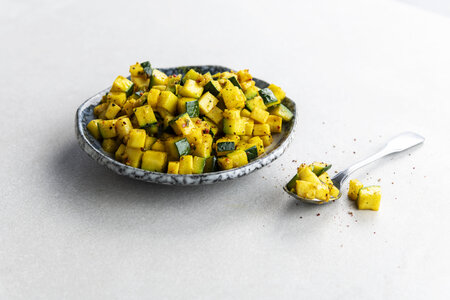Courgette Thai curry