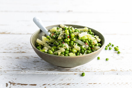 Glazed Thai peas