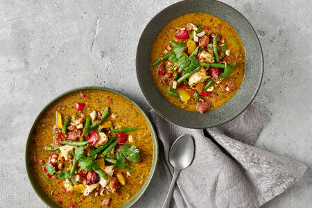 Hot Thai Soup with Chicken