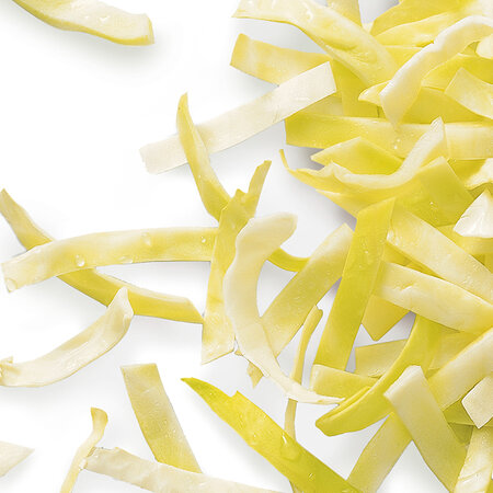 White cabbage sliced