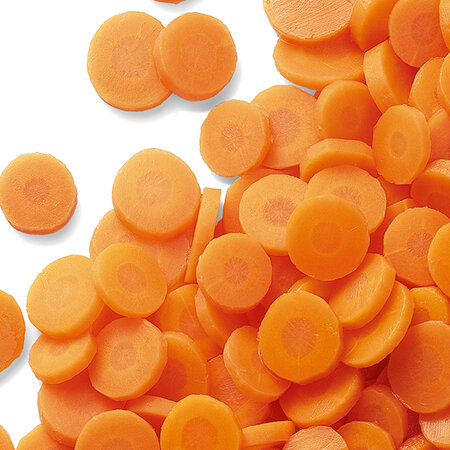 Sliced carrots - organic