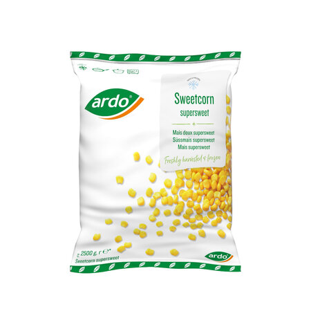 ardo sweet corn supersweet 2500g