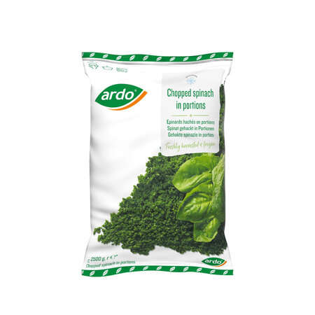 ardo chopped spinach mini-tablets 2,5kg 