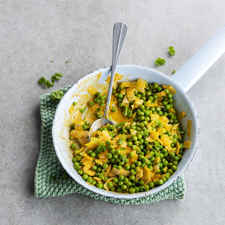 Creamy peas' Tikka Massala 