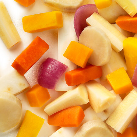 retro vegetables