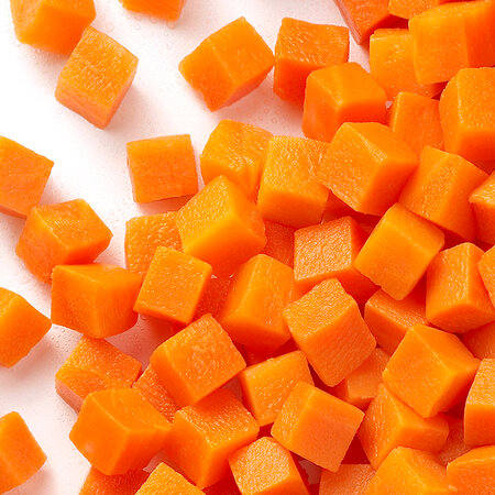 Diced carrots 