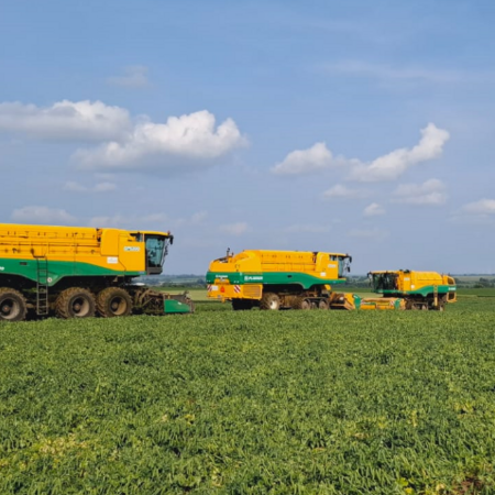 Latest model of Peas harvester 