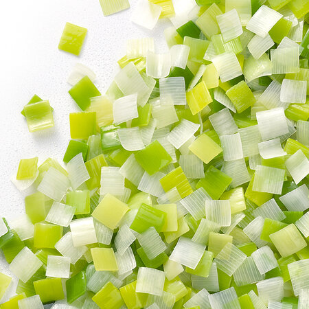 leeks diced